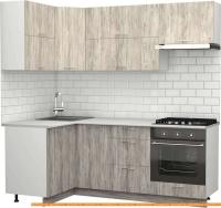 Кухня S-Company Клео крафт 1.2x2.1 левая (артвуд темный/артвуд светлый) картинка