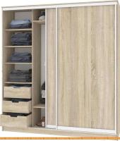 Шкаф-купе Кортекс-мебель Сенатор ШК12-45 Классика ДСП (дуб сонома) картинка