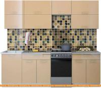 Кухня Интерлиния Мила Gloss 50-24 (капучино) картинка