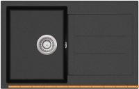 Кухонная мойка Aquasanita Tesa SQT101AW (black metallic 601) картинка