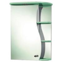 Зеркальный шкаф Акваль Милана 50 [AM.04.50.02.L] салатовый картинка