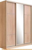 Шкаф-купе Евва 18 SSH.02 АЭП ШК.3 03 (сонома/ дуб шато) картинка