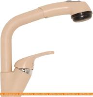 Смеситель Polygran Высокая лейка (бежевый 27) картинка