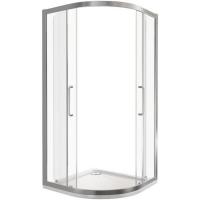 Душевой уголок GoodDoor NEO R-100-С-CH 100x100 стекла прозрачные (без поддона) картинка