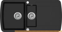 Кухонная мойка Aquasanita Lira SQL151AW (black metallic 601) картинка