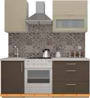 Кухня ВерсоМебель ВерсоЛайн 6-1.3 (бежевый/латте) картинка