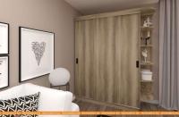 Шкаф-купе ЭлиГард Лагуна ШЛ-06.П.0 (дуб каньон) картинка