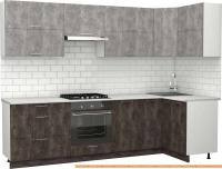 Кухня S-Company Клео крафт 1.2x2.8 правая (ателье темное/ателье светлое) картинка