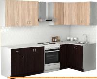 Кухня S-Company Клео лайт 1.2x2.1 правая (венге/дуб сонома) картинка