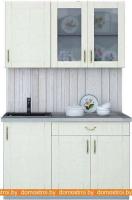 Кухня Интерлиния Мила Крафт 1.3А (дуб снежный) картинка