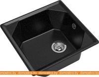 Кухонная мойка GranFest GF-U-500 (черный) картинка