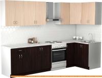 Кухня S-Company Клео лайт 1.2x2.4 правая (венге/дуб молочный) картинка