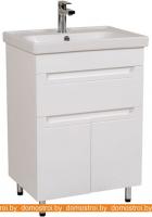 Тумба под умывальник Аква Родос Омега 60 OP0002642 (белый) картинка