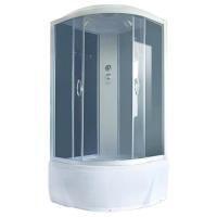 Душевая кабина Fiinn F 409 100x100 стенка черная / тонированные стекла картинка