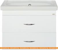 Тумба под умывальник Misty Калипсо 70 (2 ящика, белый) картинка