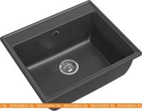 Кухонная мойка GranFest GF-V-580 (графит) картинка