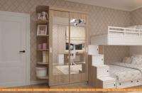 Шкаф-купе ЭлиГард Лагуна ШЛ-04.Л.2 (дуб сонома) картинка