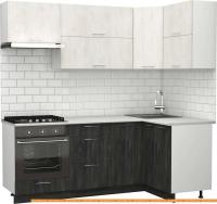 Кухня S-Company Клео крафт 1.2x2.1 правая (север дер. темное/север дер. светлое) картинка