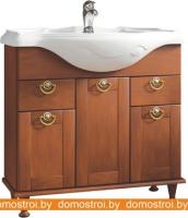 Тумба под умывальник Roca America 105 (орех) ZRU9302792 картинка