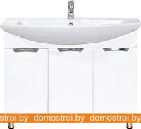 Тумба под умывальник Misty Лаванда 105 (напольная, белый) картинка