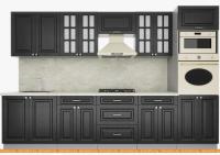 Кухня Интерлиния Мила Деко 3.2 (пепел-пепел-опал светлый) картинка