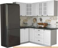 Кухня Интерлиния Мила Деко 1.2x2.0 (белый/кастилло темный) картинка