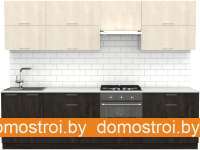 Кухня S-Company Клео крафт 2.8 (угольный камень/шелковый камень) картинка