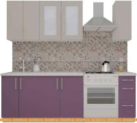Кухня ВерсоМебель ВерсоЛайн 5-1.7 (кашемир/виола) картинка