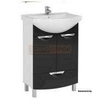 Тумба Aquanet Асти 55 Черный картинка