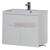 Тумба Aquanet Латина 80 c умывальником QUICK CLAC Белый картинка