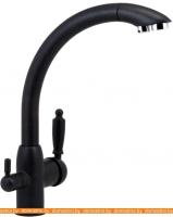 Смеситель ZorG Serenad (черный опал) картинка