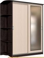 Шкаф-купе Интерлиния Андора АН15.01.01 (дуб молочный/дуб венге) картинка