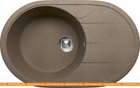 Кухонная мойка Tolero R-116 (темно-бежевый) картинка