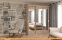 Шкаф-купе ЭлиГард Лагуна ШЛ-07.3 (дуб сонома) картинка
