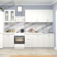 Кухня Кортекс-мебель Корнелия Ретро 2.2м (ольха/королевский опал) картинка