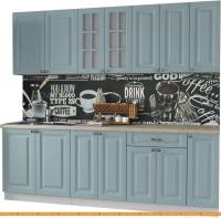 Кухня Интерлиния Мила Деко 2.3 Б (океан/травертин серый) картинка