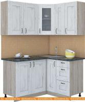 Кухня Интерлиния Мила Хольц 14x13 (дуб белый) картинка