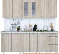 Кухня Интерлиния Арт Мила 22 (дуб сонома светлый) картинка
