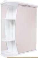 Шкаф с зеркалом Onika Луна 60.01 правый (белый) 206014 картинка