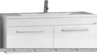 Тумба Акватон 2 ящика Мадрид 100 М под умывальник Премьер М100 (белый) картинка