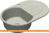 Кухонная мойка GranFest SMART GF-SM685L (белый) картинка