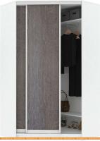 Шкаф-купе Кортекс-мебель Сенатор ШК30 Классика ДСП (белый/береза) картинка