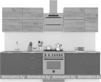 Кухня Интермебель Микс Топ-36 2.1м (дуб крафт золотой-графит серый-ателье светлое) картинка