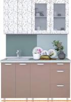 Кухня Интерлиния Арт Мила 14 (арт шоколад) картинка