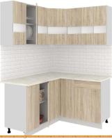 Кухня Кортекс-мебель Корнелия Экстра 1.5x1.4м (дуб сонома/мадрид) картинка