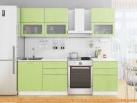 Кухня Vivat Mebel Валерия-М-01 (салатовый глянец) картинка