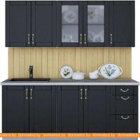 Кухня Интерлиния Мила Крафт 2.0А (дуб английский) картинка