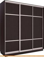 Шкаф-купе Евва 176 VS.03 АЭП ШК.3.03 (венге/серебро) картинка