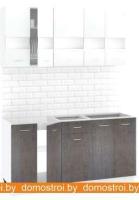 Кухня Кортекс-мебель Корнелия Экстра 1.5 без столешницы (белый/береза) картинка