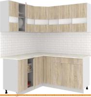 Кухня Кортекс-мебель Корнелия Экстра 1.5x1.7м (дуб сонома/марсель) картинка